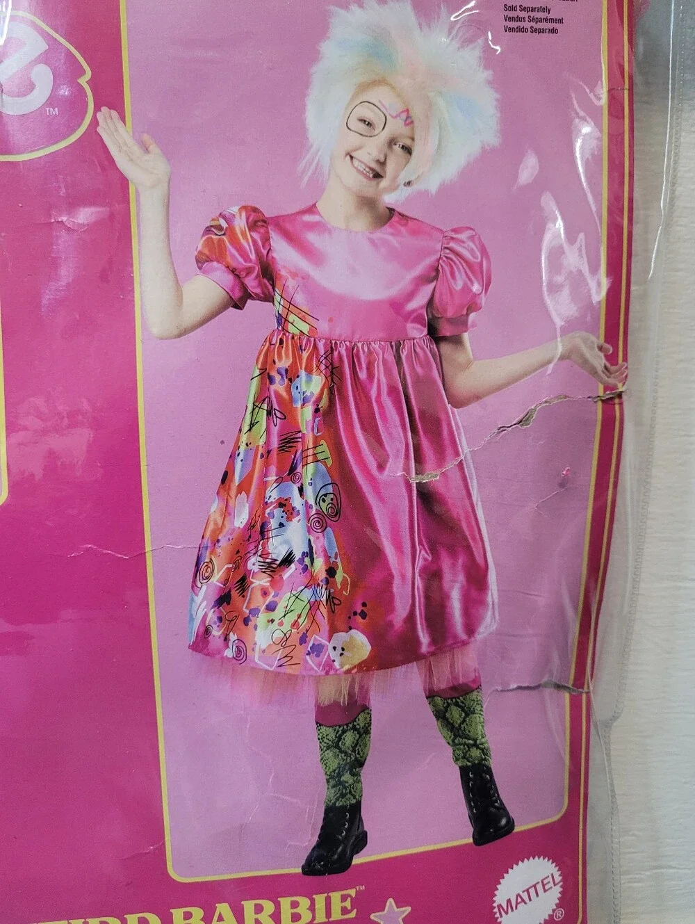 Barbie The Movie Weird Barbie Child Costume Size Meduim New By Mattel